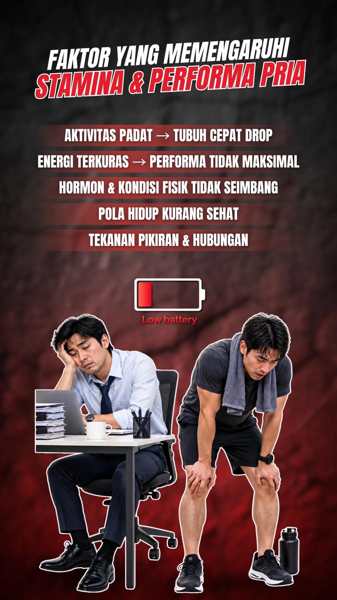 Faktor yang memengaruhi stamina dan performa pria
